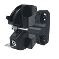 D&D Technologies LL3AL LokkLatch Gate Latch, Key Lockable and Operates On Only One Side of The Gate, for Square Frame Post Metal, Wood, Vinyl Fence Gates, Black