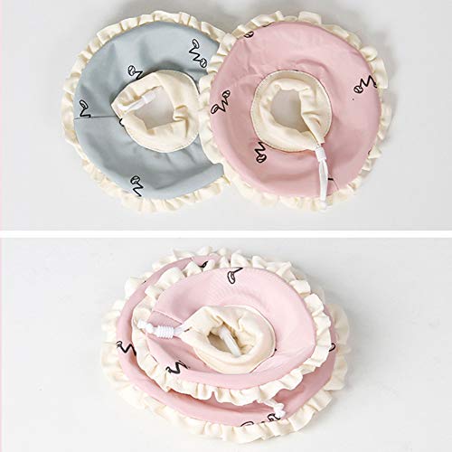 La La Pet® 2Pcs Recovery Pet Collar for Ferret Hamster Recovery Cone E-Collar Rabbit Protection Cone Guinea Pig Neck Recovery Elizabeth Collar Adjustable for Small Animal Squirrel Chinchilla, S - size: S