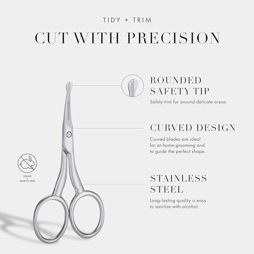 Tweezerman Pet Grooming Scissors-Rounded Tip Trimming Scissor for Dogs/Cats - style: Scissors