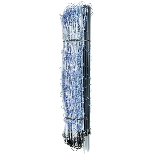 Premier 1 ElectroNet® PrimaPosts™ Fence – Sheep & Goats – 35"H x 164'L | Blue/white. Rigid PrimaPosts™ for extra strength. For sheep & goats. Keeps out coyotes & dogs. Energizer sold separately.