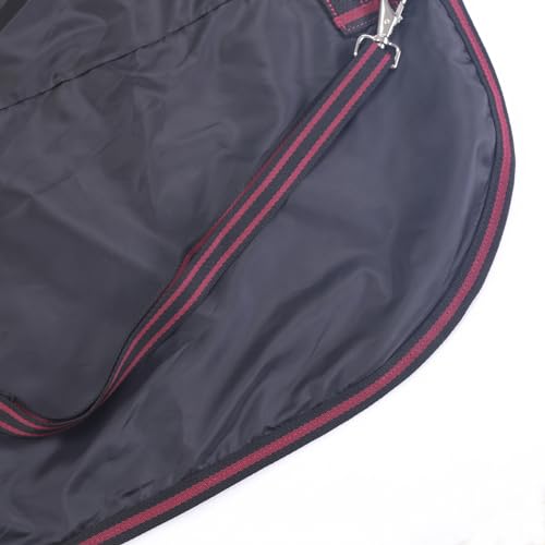 1200D Horse Blanket, 0g No-Fill Waterproof Turnout Rain Sheet | 1200D Ripstop Outer, Waterproof Breathable Shell, Anti-Rub Lining, 0g No-Fill, Keep Dry in Mud & Wet Weather, Large Tail Flap - color: Black Wine, size: 78"
