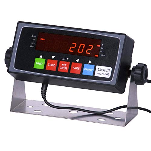 Large Farm Animal Scale/Digital Livestock Weighing Equipment, Capacity 4000 x 1 lb for Cattle, Horse, Goat, Cow, Alpaca, etc. (84x30)