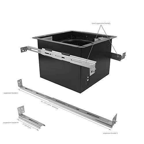 BV Bathroom Exhaust Fan 200CFM - 2.0 Sones, 6" Duct Collar, Rooms Up to 200 Sq. Ft.| Ventilation Fan, Stainless Steel - Ultra-Quiet & HVI 2100 - size: 200 CFM – Standard