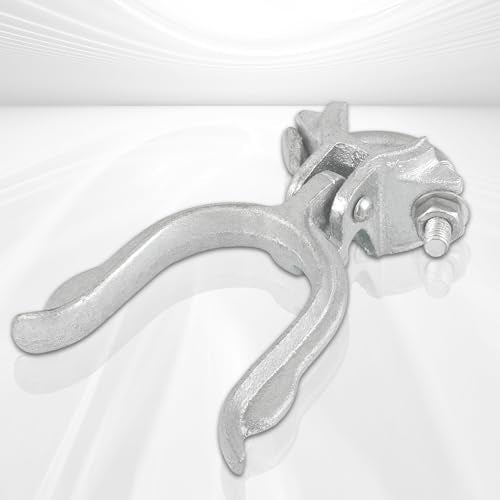 1-7/8" x 2-7/8" Chain Link Fence Gate Fork Latch | Commercial Heavy Duty - Malleable - Galvanized Gate Latch with Hole for Padlock (1-7/8" x 2-7/8") - size: 1-7/8" x 2-7/8"
