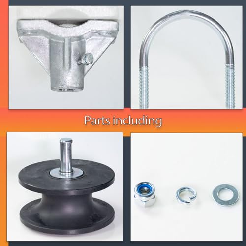 Cantilever Gate Rollers,Rolling Cantilever,Slide Gate Rollers, Nylon Rollers for 4" Round Post,2-3/8" or 2-1/2" Chain Link Fence Gate Frames, Gate Roller Sliding Gates, Chain Link Gate Roller-1pcs