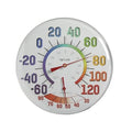 Taylor Metal Wall Indoor Outdoor Thermometer and Hygrometer, Easy to Read Numbers for Patio, Pool, and Indoor Areas, 12 inch, Multi
