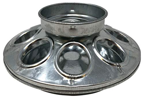 Harris Farms Galvanized Feeder Base Jar, 1 quart