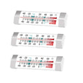 Refrigerator and Freezer Thermometer - NeilBee 3 Pack Fridge Thermometer with Stainless Steel Clip, Waterproof Analog, Large Dial, Accurate, Easy to Read for Kitchen, Restaurant, Cooler, Lab