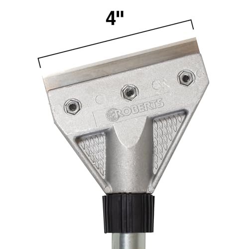ROBERTS 4" Pro Floor and Wall Scraper with 18" Handle