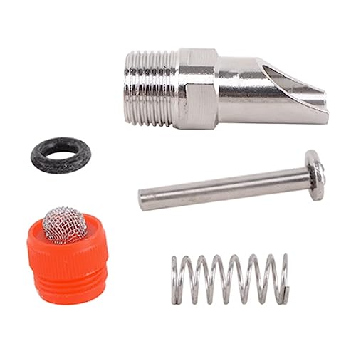 Pack of 10 Pig 1/2" NPT Pig Nipple Waterer for Barrel Kit Stainless Steel Automatic Pig Waterer with Filter Pig Nipple Drinker for Sows Piglets Dogs
