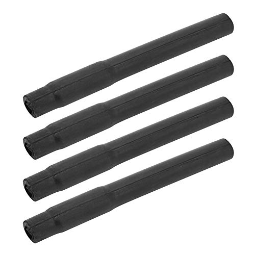 Milking Short Tube, Food Grade Rubber Short Tube Pipe Milking Machine Accessories Milking Cup Set Parts(Black)