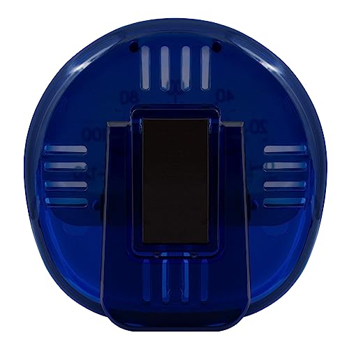 La Crosse 104-106BL Blue Analog Thermometer with Magnetic Back