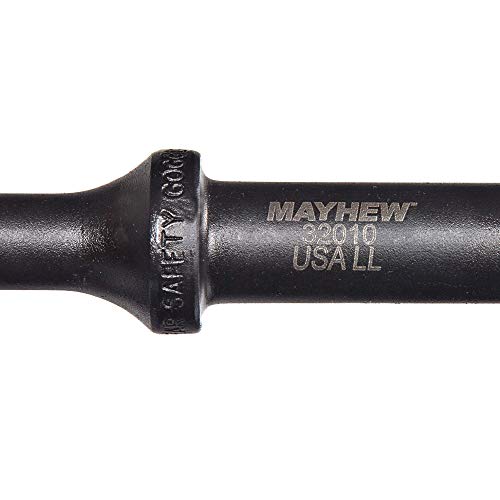 Mayhew Tools 32010HT Pneumatic Scraper, 1-1/8" x 18" Hang Tag, Black Oxide Finish - size: 1-1/8" x 18" Hang Tag