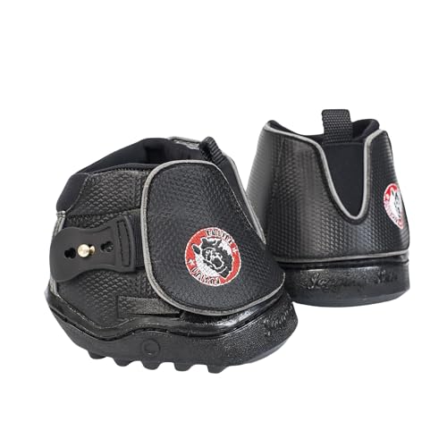 Equine Fusion Active Jogging Shoe Flexible Hoof Boots for Horses Front Feet | Soft Ride Horse Boots, Protection All Purpose Horse Boots for Trail and Sport Riding, Regular and Slim Sizes, Sold in Pairs - size: 13S