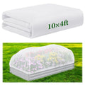 MUDEREK 4x10ft White Shade Cloth for Raised Beds Garden Sun Shade Cloth | for Vegetables Non-Woven Light Sunshade Cloths for Garden White Plant Shade Cloths for Raised Bed to Protect Plants - size: 4x10ft/1PC