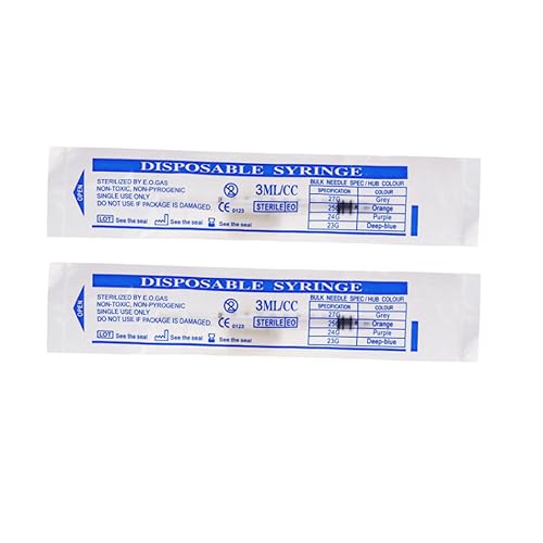 15 Pack 3 ml Syringe for Liquid Without Needle,Luer Lock Syringes with Cap, Individually Wrapped,Measurement for Scientific Labs,Measuring Liquids,Pet Feeding,Oil or Glue Applicator (B 15 Pack 3ml) Luer Lock - size: B 15 Pack 3ml