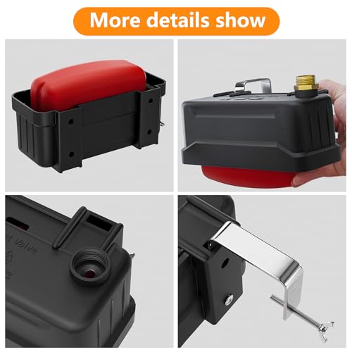 Automatic Livestock Water Trough Float Valve with Copper Connector & Ptfe Tape, Water Level Auto Control Stock Tank Float Valves for Cattle, Horse, Sheep Stock, Farm Animal, Pool, Pond (1 Pack)