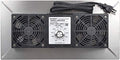 Durablow 220 CFM Air-Out Stainless Steel Crawl Space Vent Fan, Dual Fans | with Dehumidistat & Thermostat, Foundation Vent, Radon Mitigation, for Crawl Space, Basement (Stainless Steel, M2D) - color: SUS304 Air-Out, size: SUS304+Dual Fan+Dehumidistat