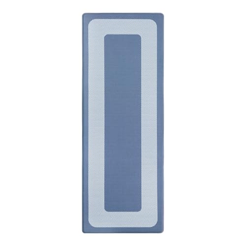 Chef Gear Hettie Anti Fatigue Cushioned Kitchen Mat 18"x48" Blue - color: Blue, size: 48"L x 18"W x 0.3"Th