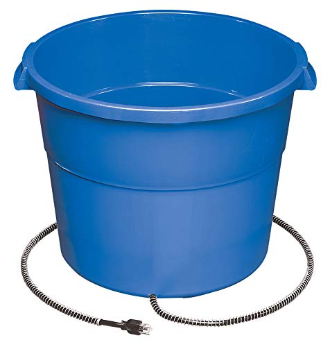 API 16 Gallon 260 Watt Heated Bucket 16HB - size: 16 gallon