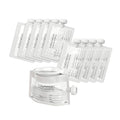 Baby Brezza Reusable Breastmilk Storage Bags, 10 Pack With Filling Funnel | Self Standing Bags with Funnel + Wide Opening for No Spill, Easy Filling - Leak Proof, Double Zipper Seal, Dishwasher Safe