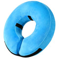 Grand Line Inflatable Dog Cone Collar, Soft Pet Recovery After Surgery (L) | Does Not Block Vision | Protective Pet Neck Cone Alternative for Small, Medium, Large Dogs & Cats | Solid Blue - color: Blue, size: L (Neck:14"-18")