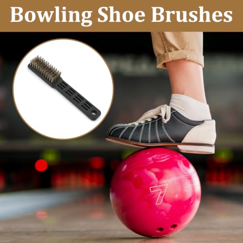 2 Pack Bowling Shoe Brushes Heavy Duty Shoe Scrubber Shoe Cleaning Brushes Bowling Accessories Multifunctional Shoes for Men Women Sports Shoes Outdoor Cleaning