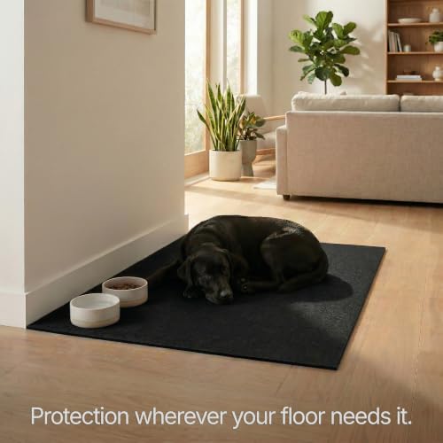 Traxxon by FlooringInc Rubber Gym Flooring Roll, Heavy Duty Recycled Rubber Floor Mats for Home Gym, Garage Gym Floor Mat, Horse Stall Mat (1/4" Thick | Black | 4'x10' | 40 Sq Ft)