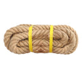 Natural Jute Rope, Heavy Duty Thick Rope, 1 in x 25 ft | For indoor and outdoor crafts, nautical rope decor, railings, hammocks, swings, gardening and tug of war - size: 1 in x 25 ft