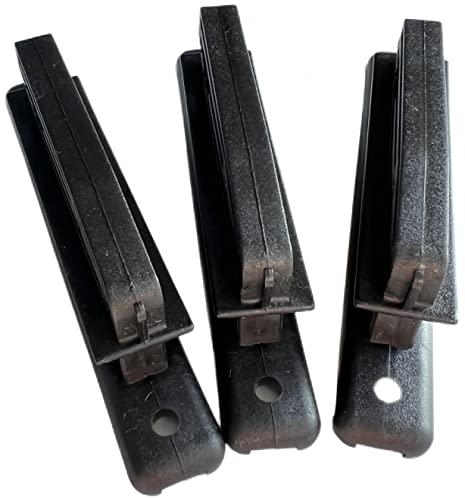 Electric Fence Polytape High Tensile Insulators for Wood Post, Fencing Accessories, Black (PK50)