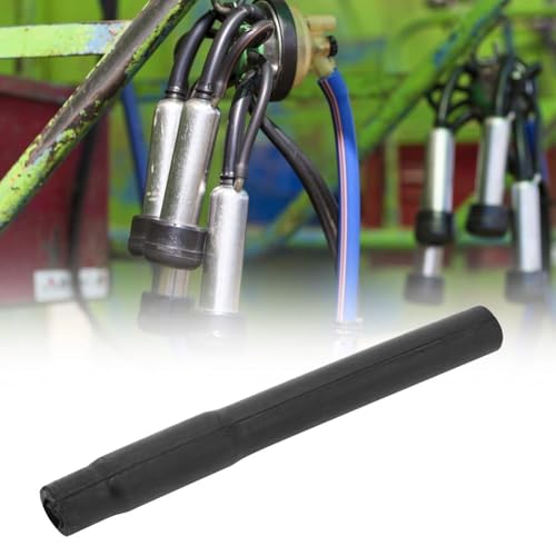 4PCS Safety Rubber Hose for Milking Machine Replacement Parts (Black 12PCS) - color: Black 12PCS