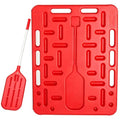 Pig Sorting Board with Paddle, Livestock Sorting Panel | for Cattle Hog Sheep Goat, HDPE Portable Crowding Gate, Farm Show Use, 38"x30"x1.3"