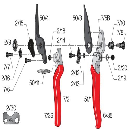 Felco Hoof Trimming Shears (F 51) - High Performance Swiss-Made Steel One-Hand Livestock & Garden Pruners