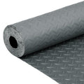 Garage Floor Mat, 7.5x17 FT Rubber Flooring Roll, Non-Slip Shop Flooring | PVC Garage Floor Covering, 2.0mm Thickened Diamond Plate Rubber Mat, Waterproof Garage Floor Mats for Under Car, Golf Cart