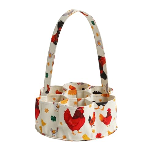 Egg Collecting Basket, Large Egg Gathering Bag for Fresh Chicken Duck Eggs - color: Color 1