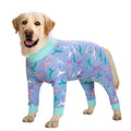 Dog Surgery Recovery Suit Female Male for Dogs After Surgery Medium Large Dogs Onesie Dog Pajamas Pjs Clothes (Purple, 30 (Chest 29.92 in | Backlength 19.69 in)) - color: Purple, size: 30 (Chest 29.92 in | Backlength 19.69 in)