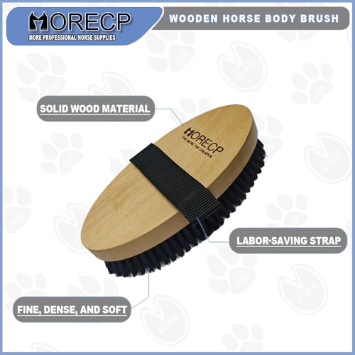 Wooden Horse Brush. Professional Horse bursh for grooming,easy to remove mud, dust, dirties.