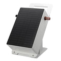 Solar Fence Charger - Briidea Solar Electric Fence Energizer for Up to 5.6 Miles, 0.3 Joules, IP66 Waterproof for Livestock, Gardens, Pastures & Wildlife Control, Energy Saving Design - color: 0.3 Joules with handle