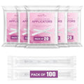 Disposable Vaginal Applicators – Updated with Dosage Markings, Individually Wrapped for Hygiene, Fits Most Lubricants, Creams & Gels, Feminine Care Essentials (100 Pack) - size: 100 Pack