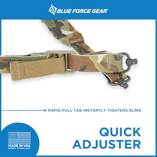 Blue Force Gear Vickers Padded Sling with Push Button QD Swivels - style: Multicam Camo