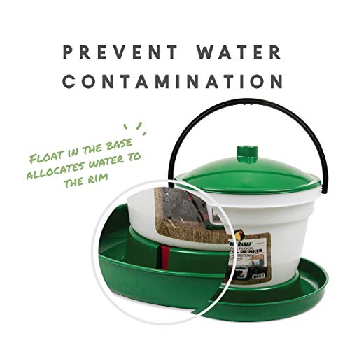 Harris Farms Poultry Drinker|Made of BPA-free Plastic|3.5 Gallon - size: 3.5 gallon