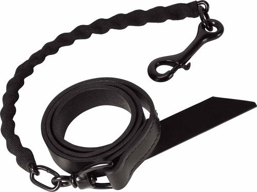Weaver Leather Brahma Webb Covered Chain Cattle Lead - color: Black