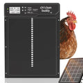 Automatic Chicken Coop Door Solar Powered Extra Large 10″ x 14.3 ″LCD Display Automatic Chicken Door with 4 Modes Timer & Light Sensor, Aluminum Alloy Chicken Door