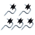 Electric Fence Wood Post Screw-in Corner Insulators Bracket, Black，5pcs | Wood Post Anchors, Corner Polyrope Insulators - style: B010-5pcs
