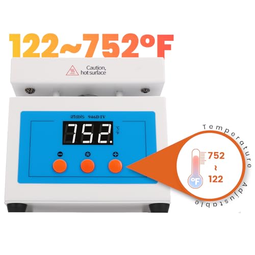 946D IV Mini Soldering Hot Plate 180W 100X50mm with Aluminum Soldering Board Preheater for SMD Hot Air Reflow
