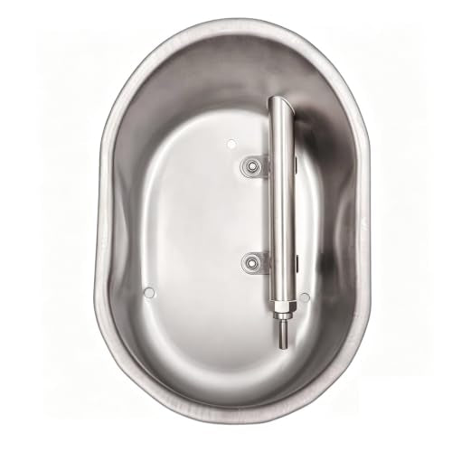 Automatic Pig Waterer Stainless Steel Pig Nipple Waterer | Durable and Rust-resistant, Wall Mounted Livestock Waterer 1/2" Thread, Suitable for Pigs, Hogs & Sows in Barns and Pens
