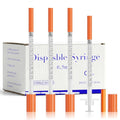 0.5ml Syringes 30G 5/16" 8mm Needle U-100 Disposable Lab Syringe, 30 Pack - size: 30G 1/2cc 5/16" (8mm)
