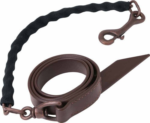 Weaver Leather Brahma Webb Covered Chain Cattle Lead - color: Brown