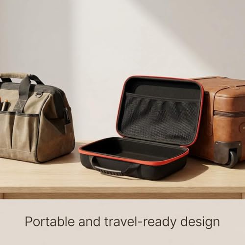 QWORK Compact Tool Storage Case 33×22.5×9cm – Shock‑Resistant Portable Organizer for Small Tools, Accessories & Sharpeners - size: 1 Pack