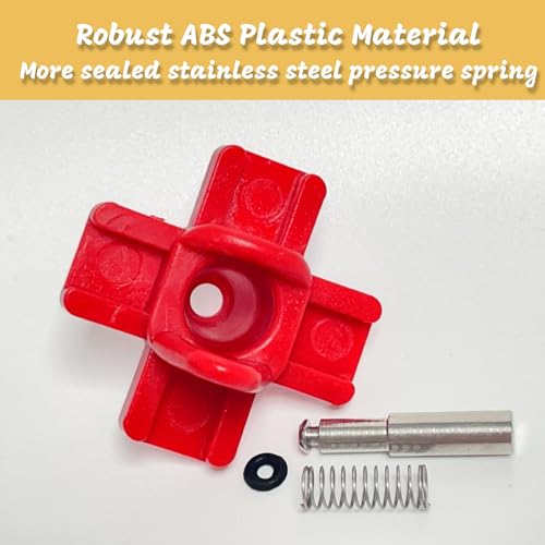 (18 Pack) Horizontal Chicken Waterer Nipples with 1/2'' PVC Tee Fittings for DIY Automatic Chicken Waterering System